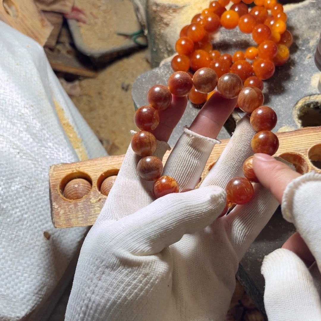 松木（琥珀木）手串/手链1.5树根