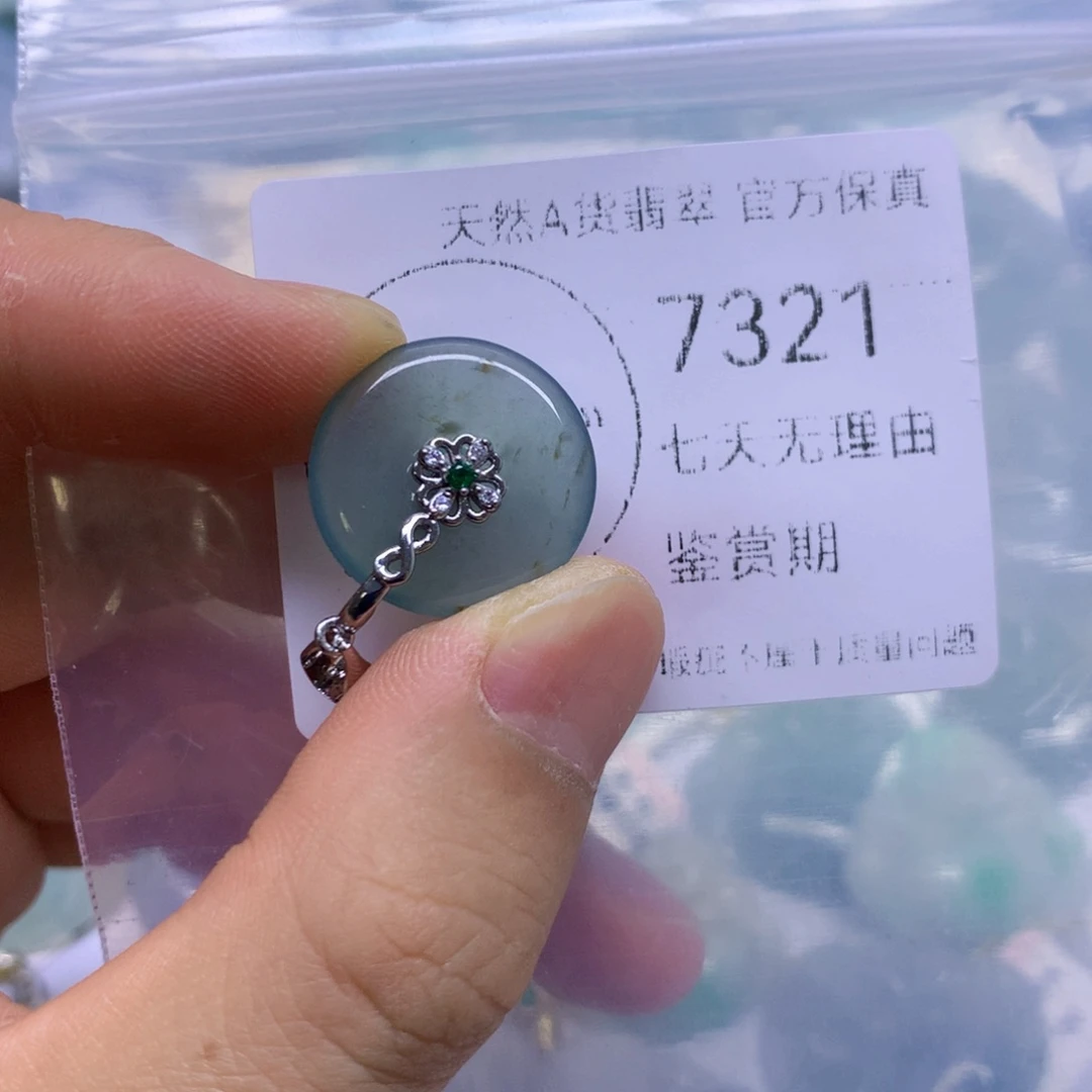 翡翠未镶嵌吊坠(不含链)翡翠