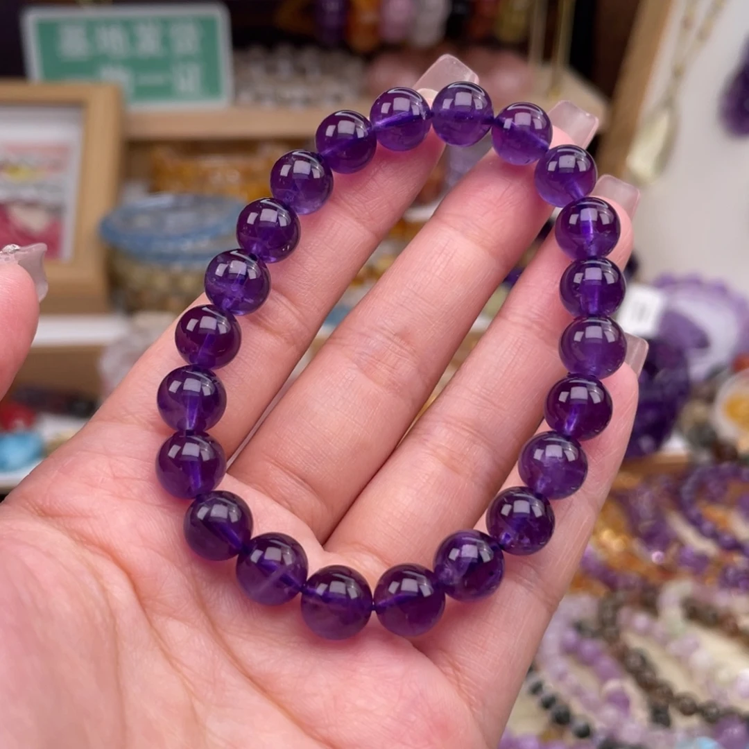 未镶嵌手链水晶紫水晶