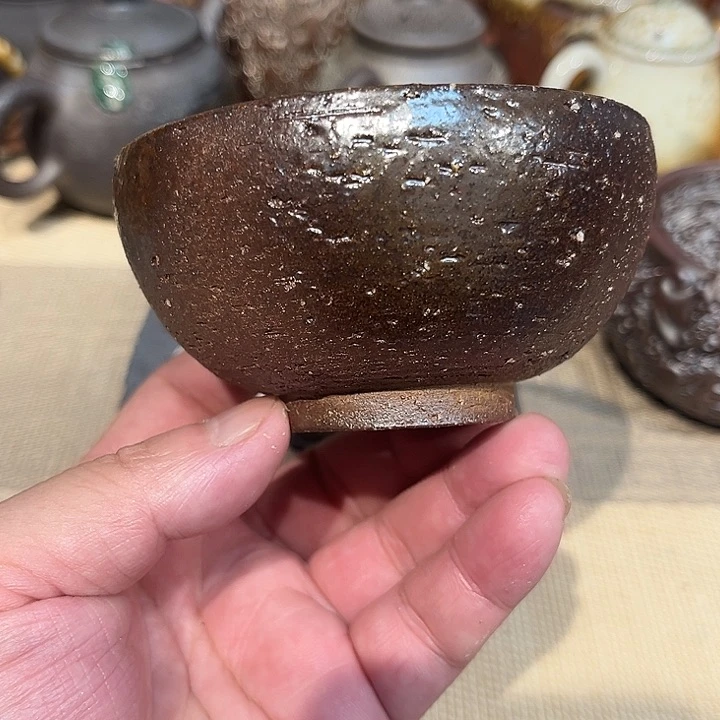 陶火器柴烧素烧371