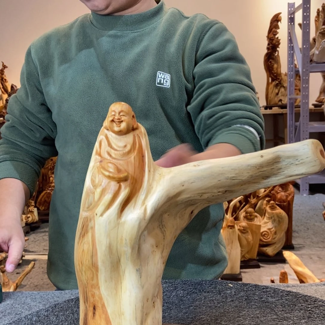 柏木（崖柏）太行崖柏根雕摆件