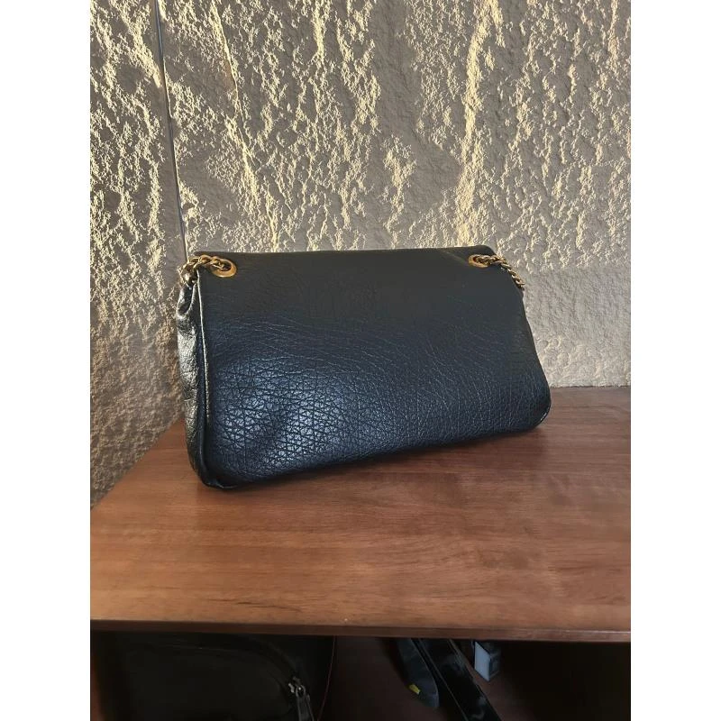 YNPO24年秋冬新款真皮重工女包超厚信封