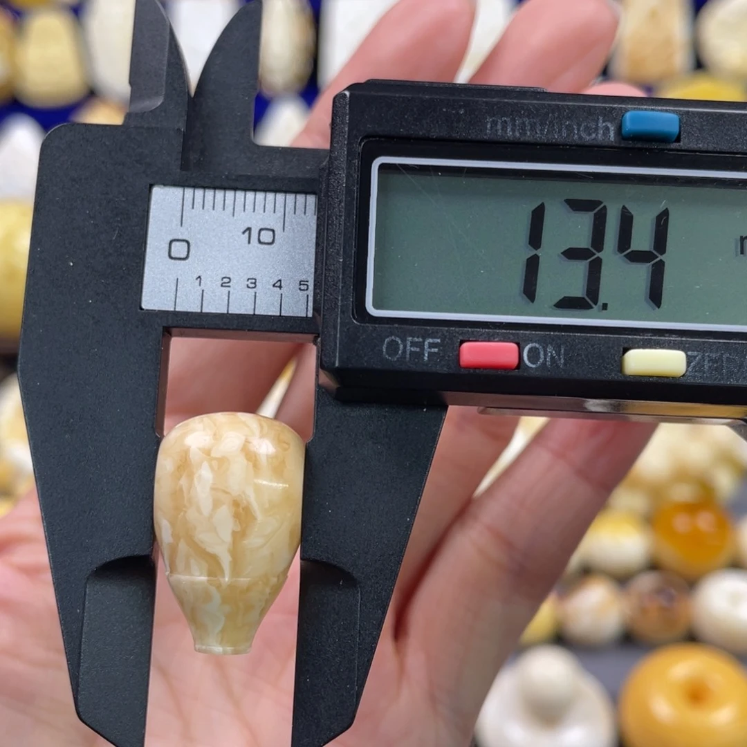 蜜蜡裸石未镶嵌琥珀蜜蜡三通