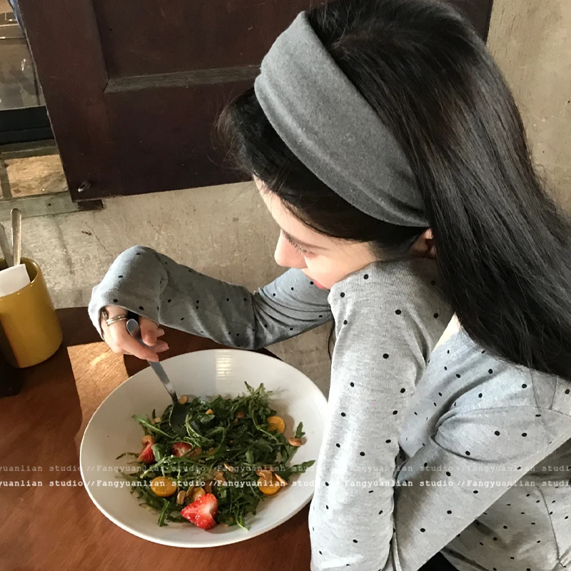 店主自留 ins博主同款宽边发箍女2025新款高颅顶头箍日常外戴发饰