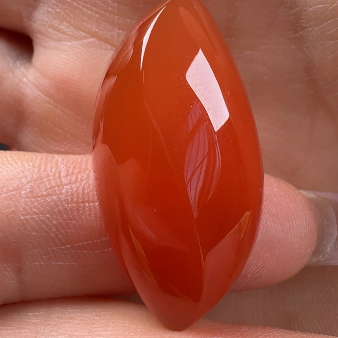 南红玛瑙未镶嵌马眼吊坠