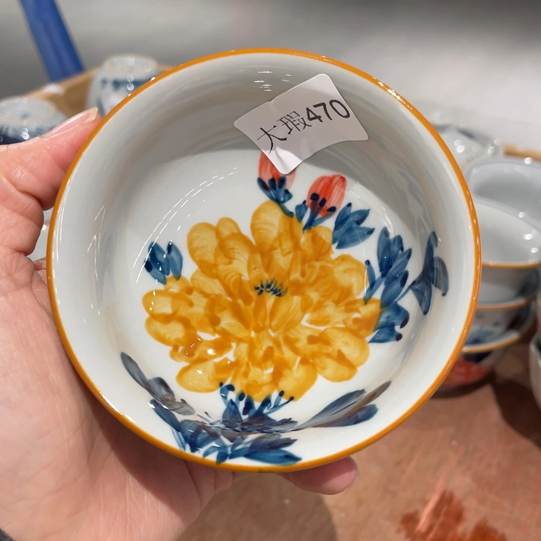 有瑕釉下彩纯手绘