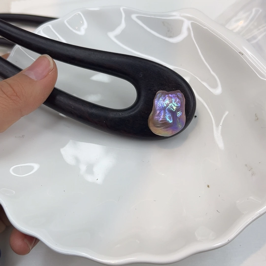 淡水珍珠耳饰合金