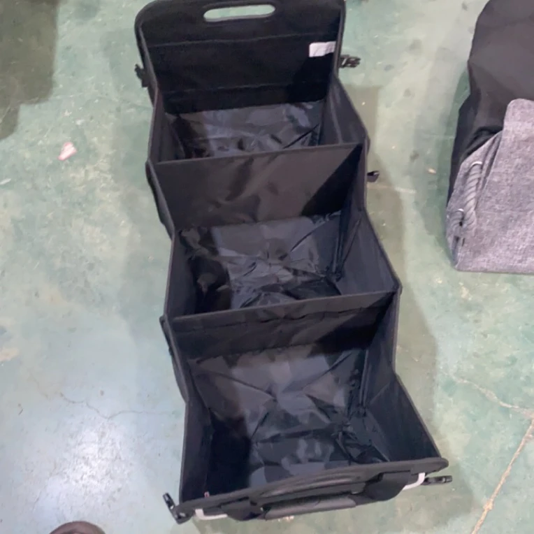 汽车后备箱储物箱有盖可折叠大容量车载收纳箱整理箱收纳筐超长