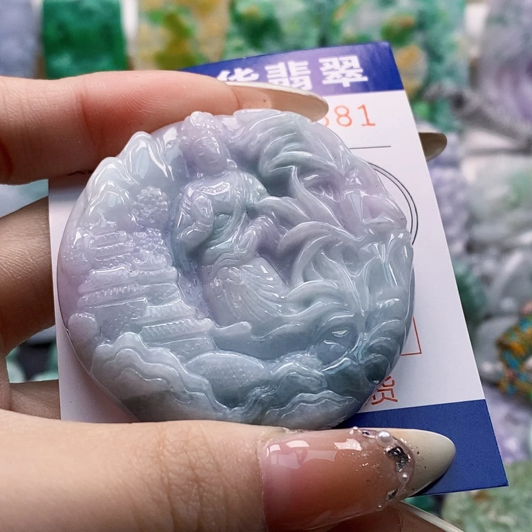 吊坠(不含链)未镶嵌翡翠