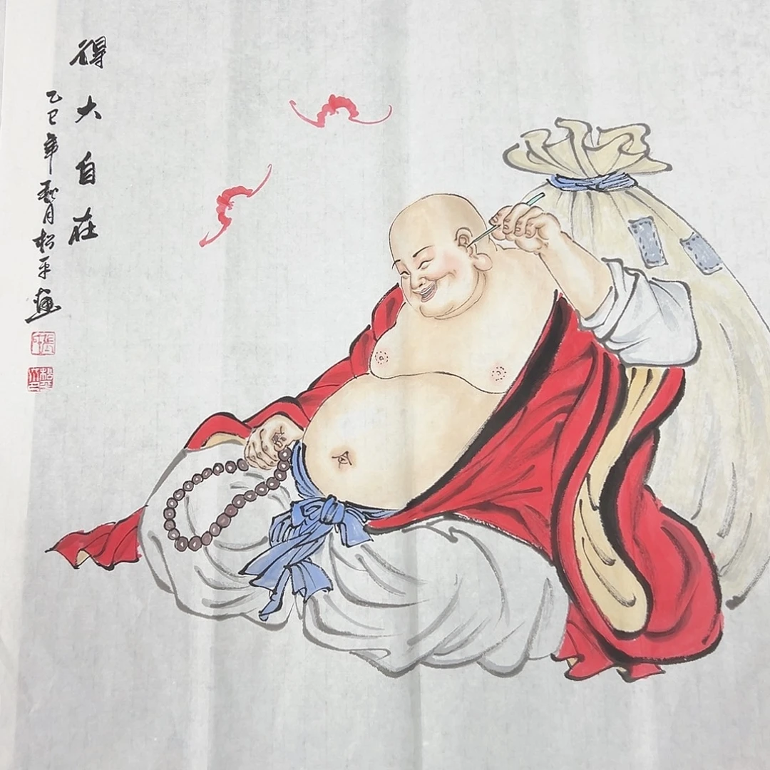 国画国画作品纯手工制作