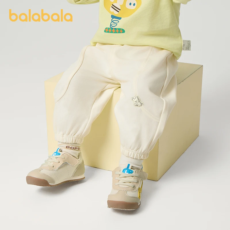 巴拉巴拉童装儿童长裤宝宝束脚裤子男童女童休闲裤宽松舒适秋新款