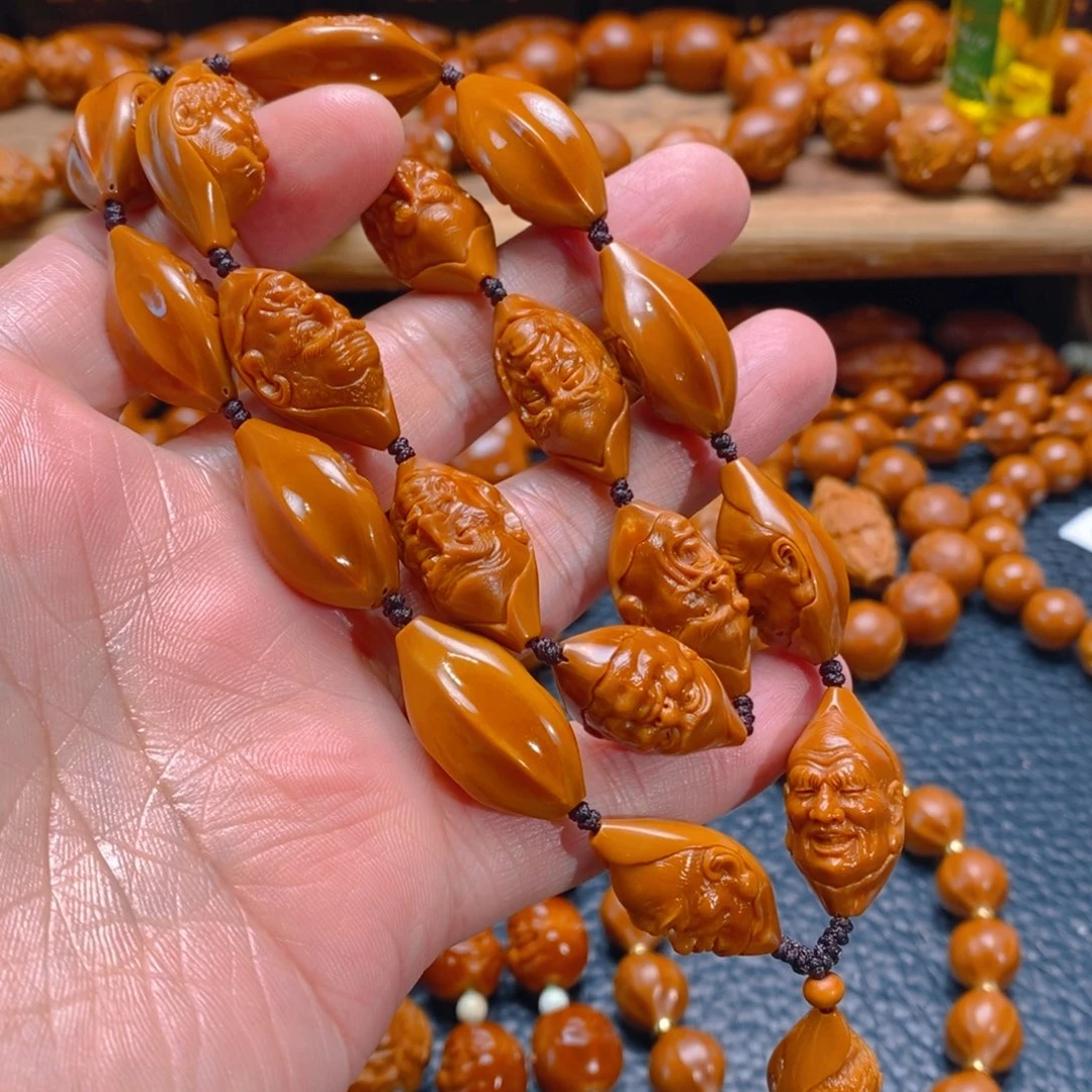 手串/手链橄榄核顾志东1.4鲨鱼背嵌入式罗汉（不预定不议价）