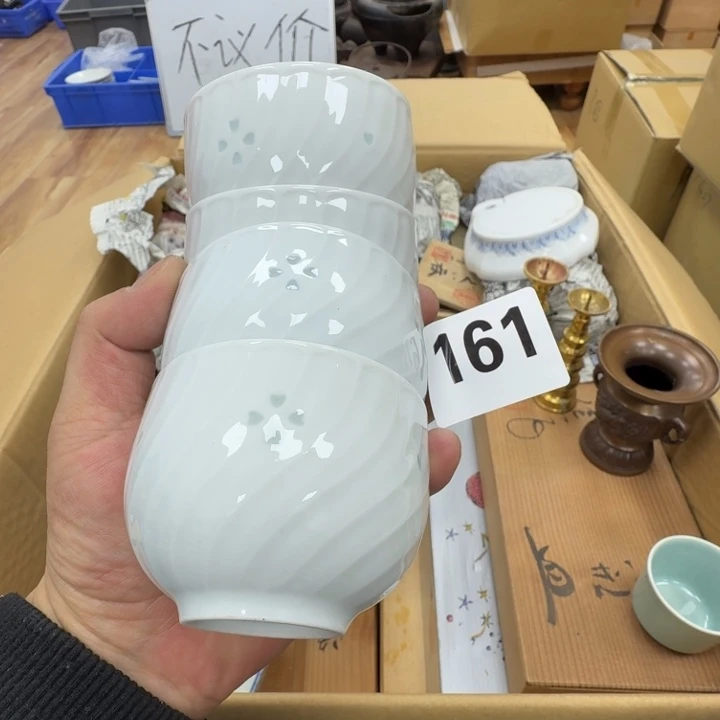 瓷片风**6工艺品摆件瓷器摆件正能量