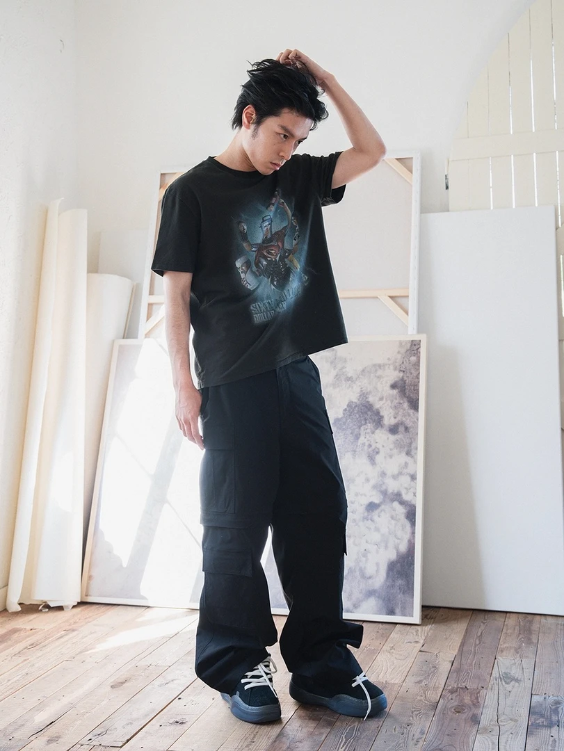 某保239！小众280克重磅水洗百变星君短袖男女