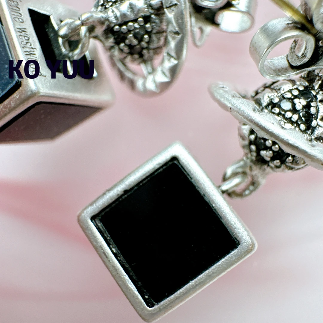 铜合金锆石耳饰 【雨桐高奢饰品】耳环KY00719