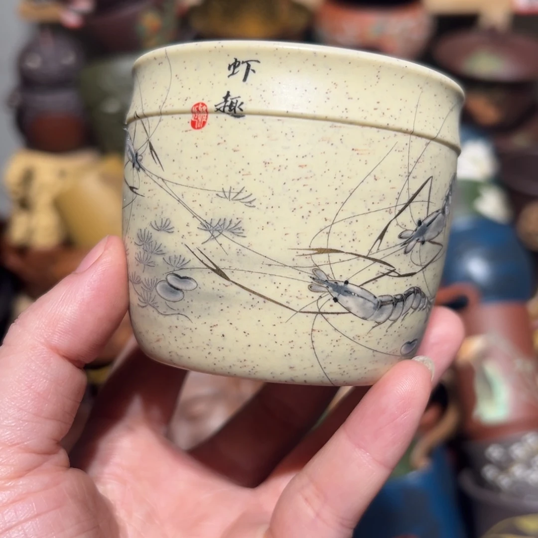 紫砂茶杯宜兴紫砂主人杯