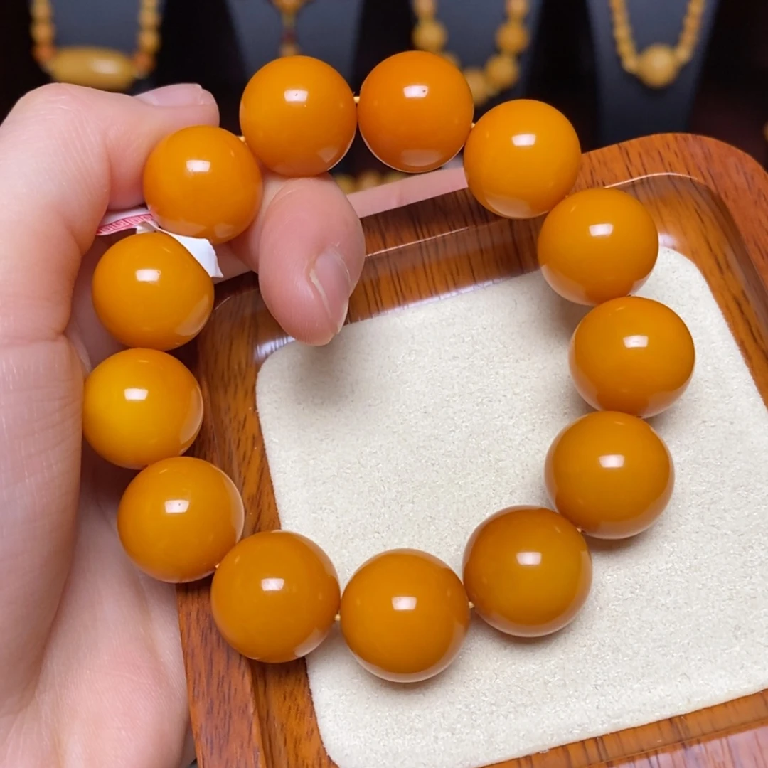 【闪购商品】蜜蜡手链未镶嵌手串