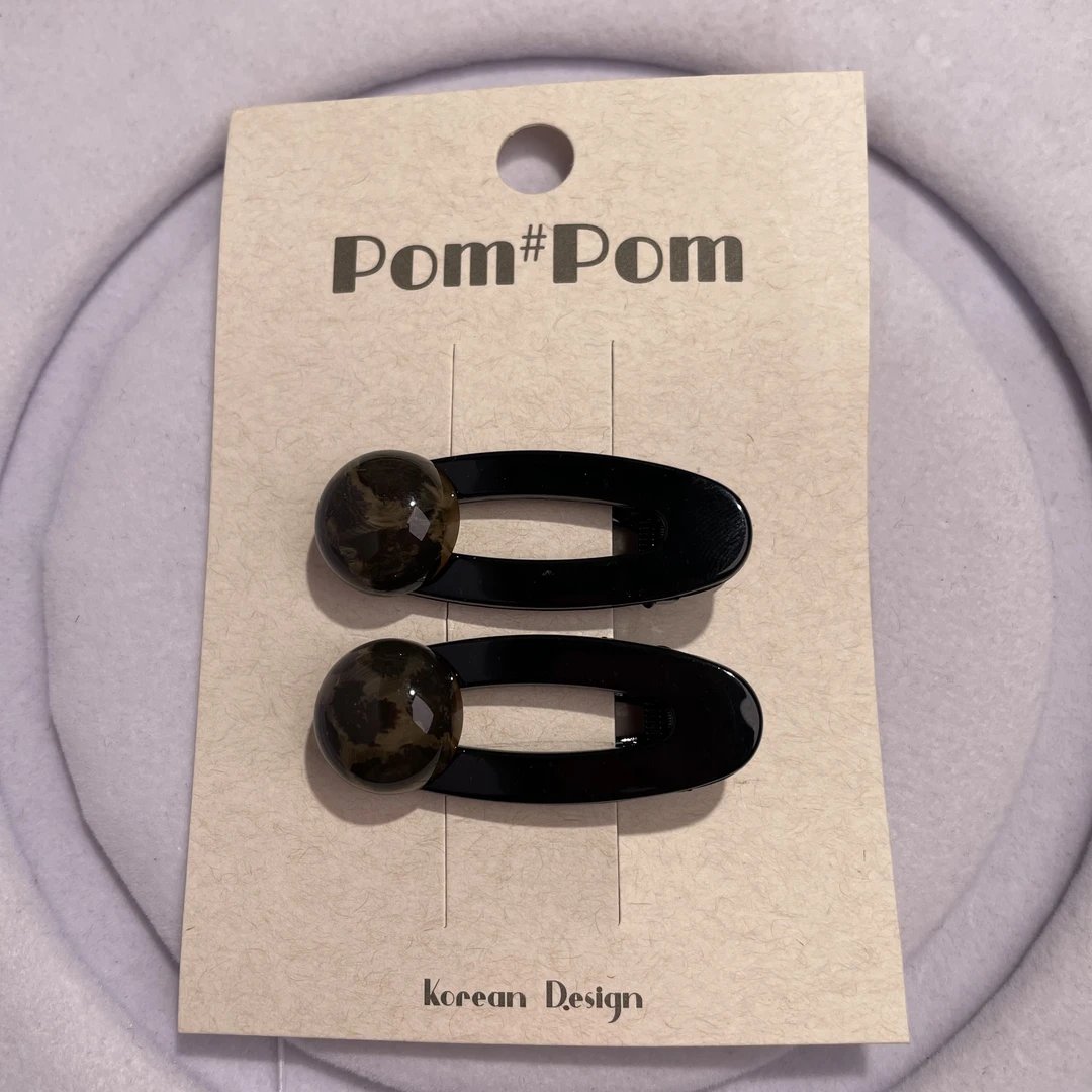 【101-121】珠珠发夹侧边夹爱心ins小清新简约