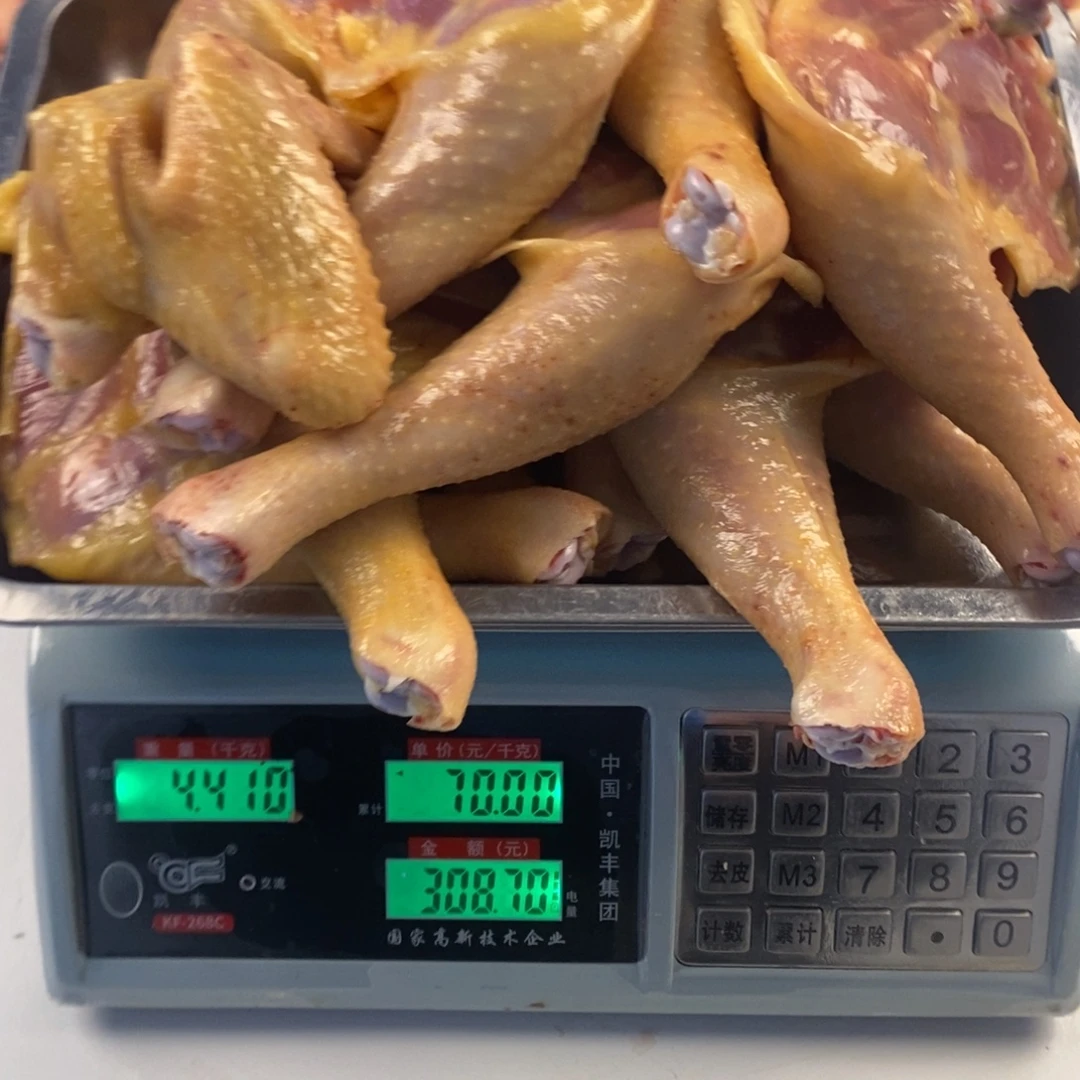 30天中国大陆包装鸡腿