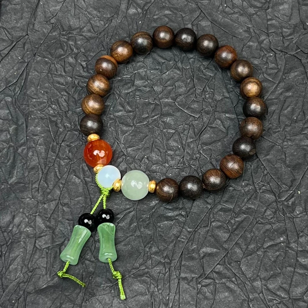 S0455 木质单圈竹节手串 无礼盒