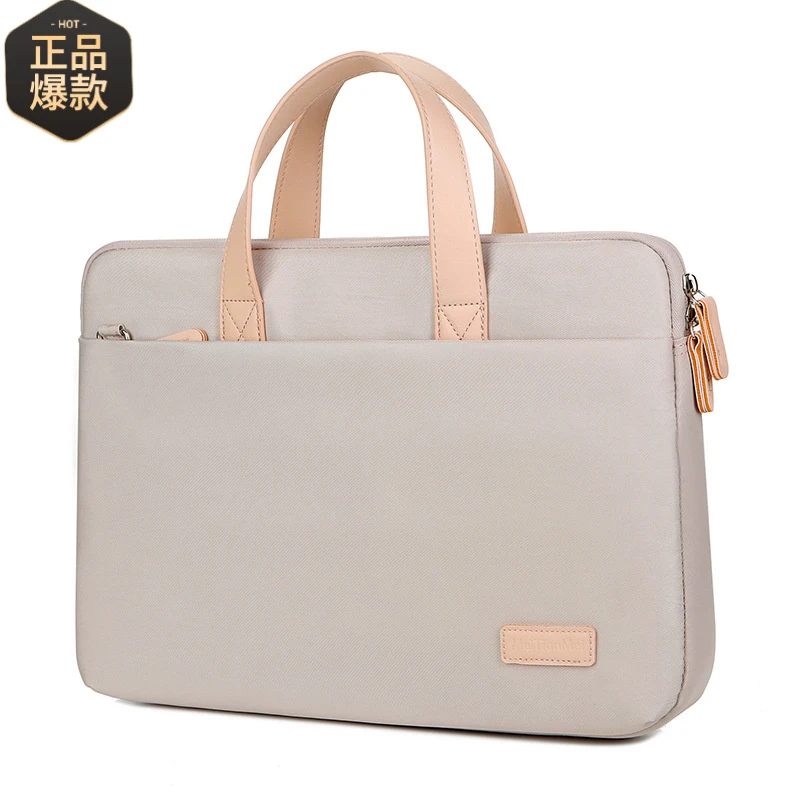 气囊电脑包华为14寸15.6寸单肩手提笔记本防震大容量电脑包女