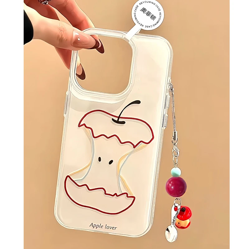 奥菲顿线条苹果核适用iPhone16大孔手机壳苹果华为vivo小米15oppo