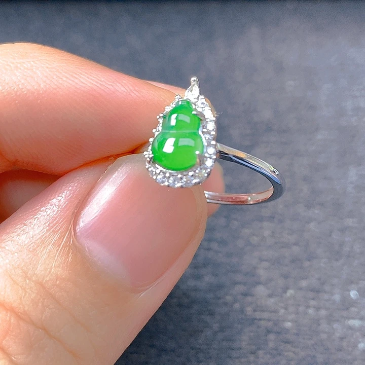 翡翠银S925镶嵌颈饰