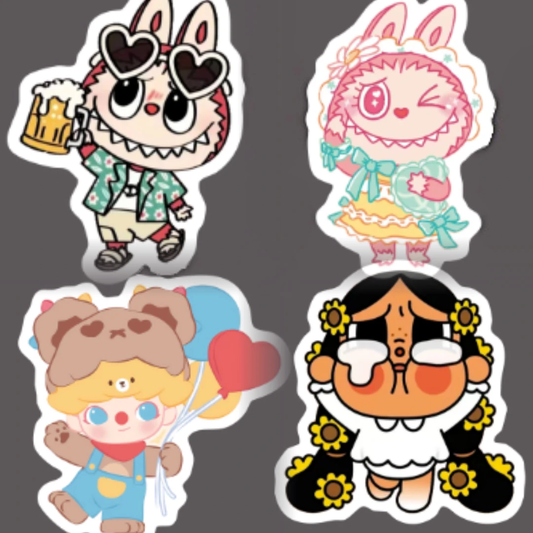 亚克力冰箱贴定制款手绘盲盒