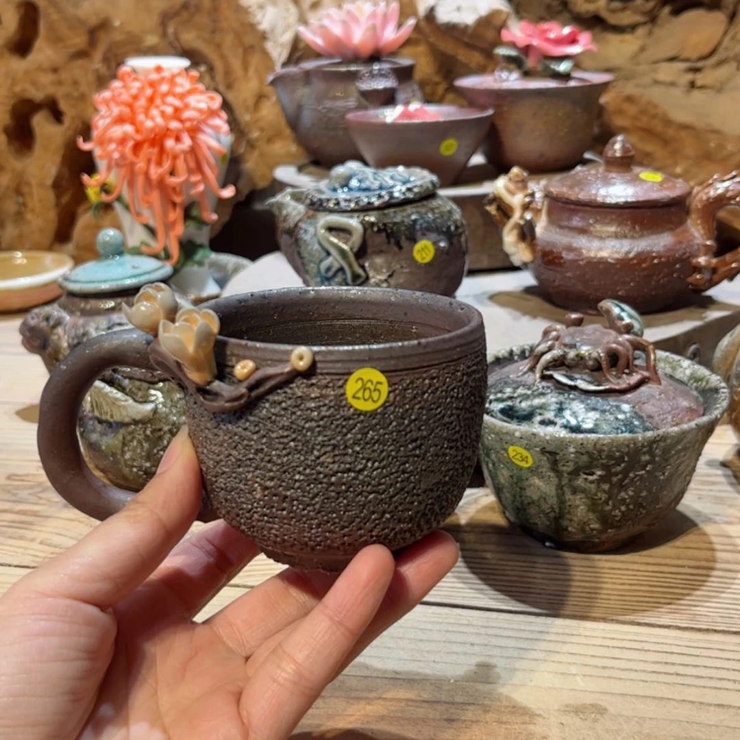 【闪购商品】柴烧茶具手工茶杯265
