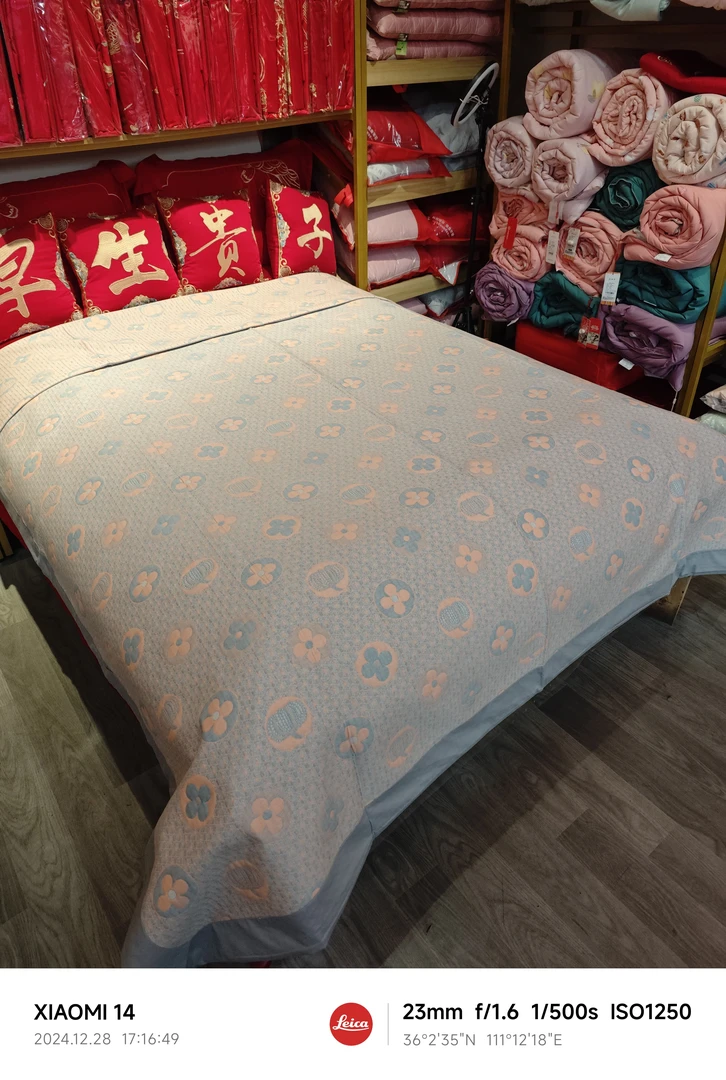 三层纱双人盖毯两用盖毯能铺能盖6×7（2米×2.3米）