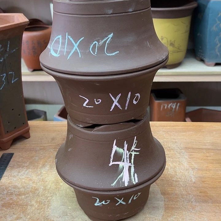 紫砂花盆，透气花盆