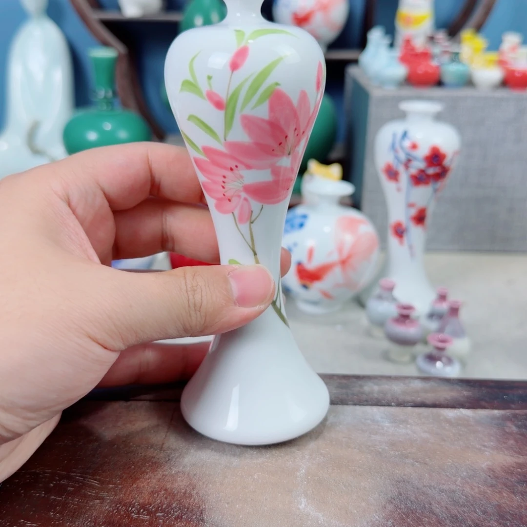 陶瓷手工小花器摆件