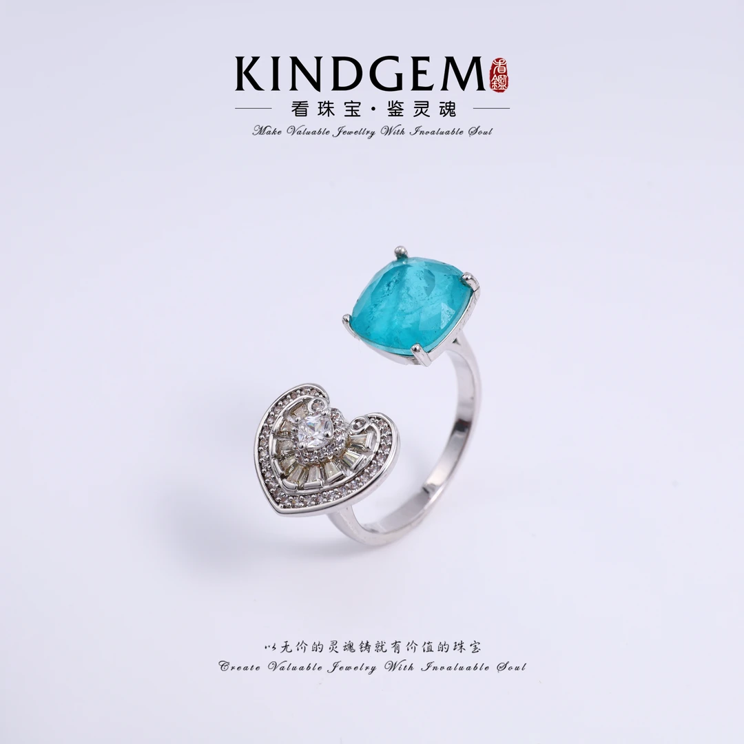 KindGem  轻奢清新高级感时尚开口戒指 C-35463