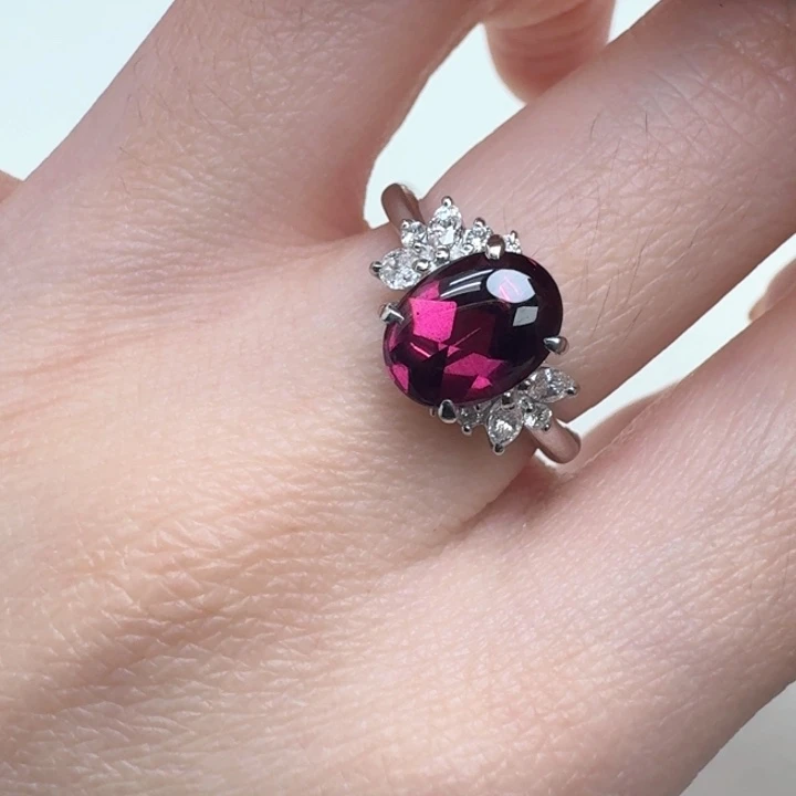 石榴石戒指未镶嵌