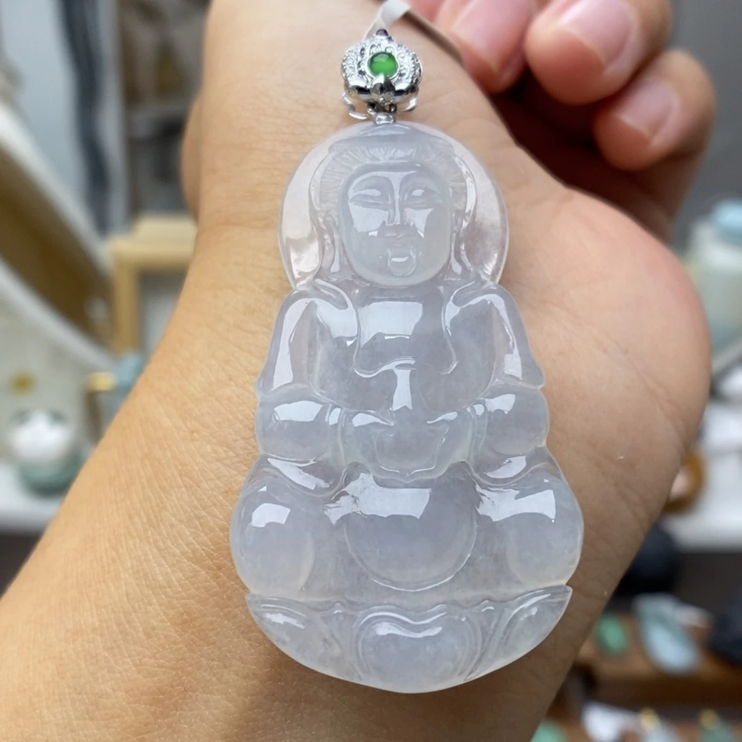 【闪购商品】颈饰18K金镶嵌翡翠31