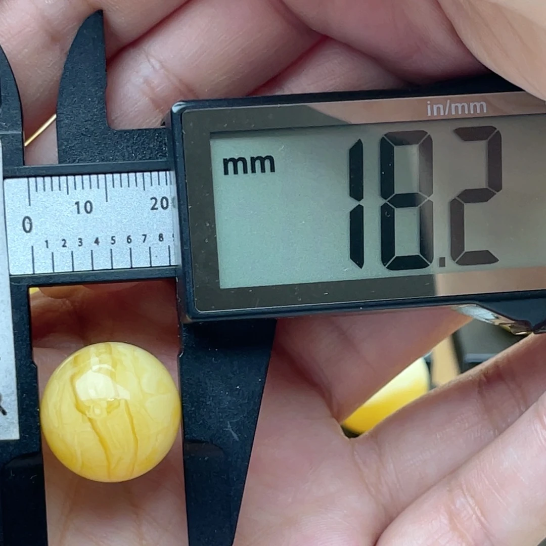 未镶嵌琥珀裸石蜜蜡圆珠梦