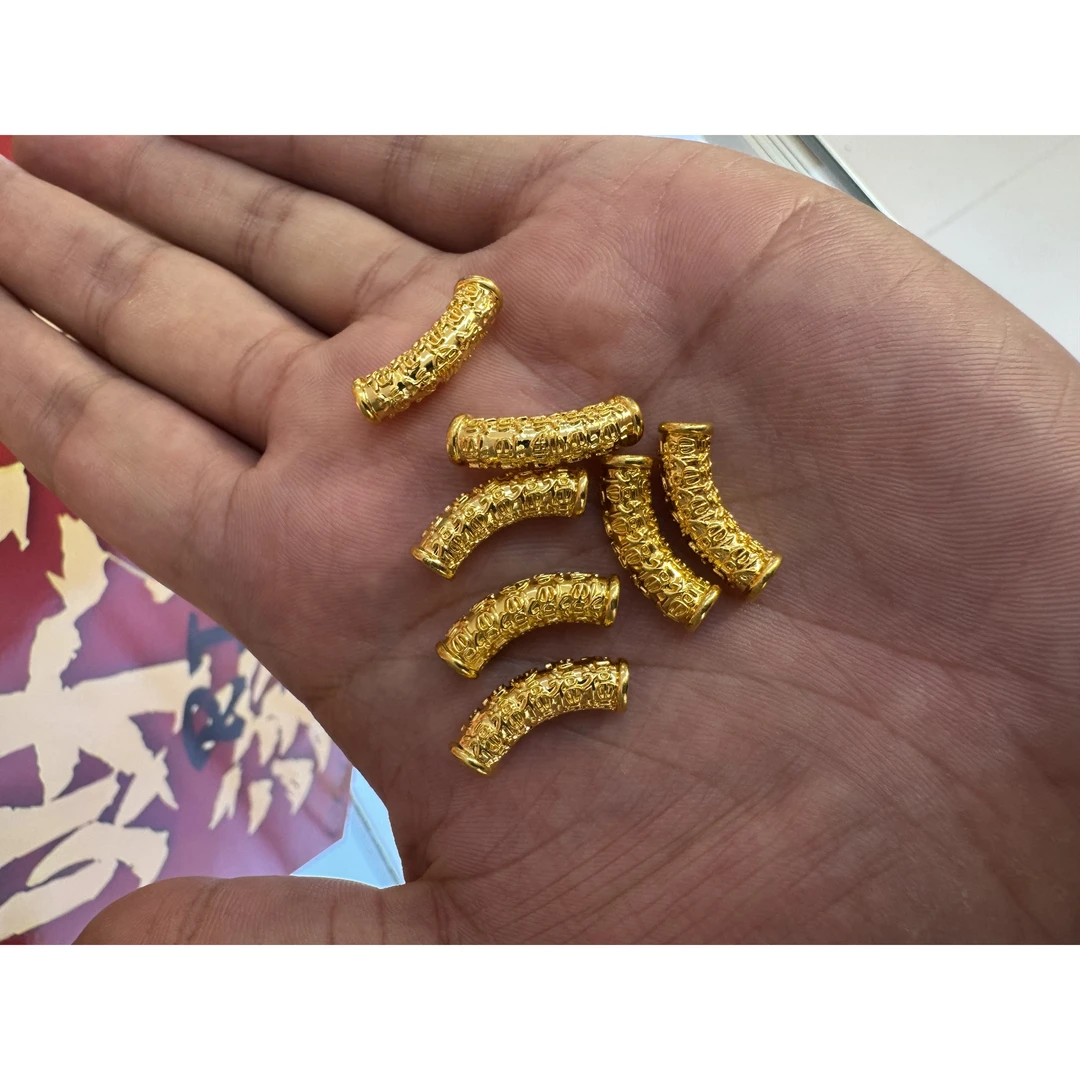 【大器】精致百搭百福弯管 赠链 -24 （一单发一件）