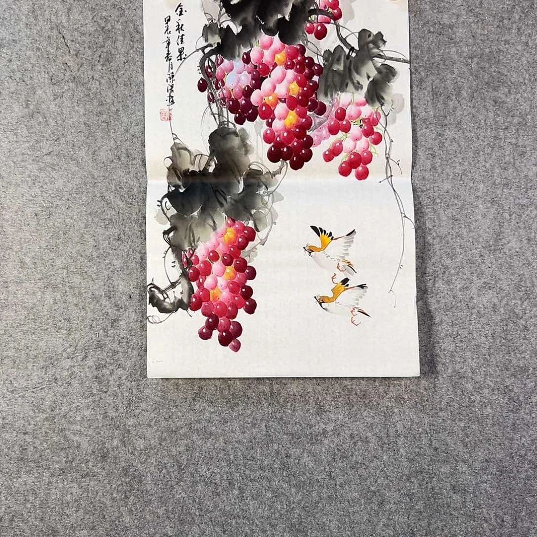 国画316 花鸟在此处飞翔也不太