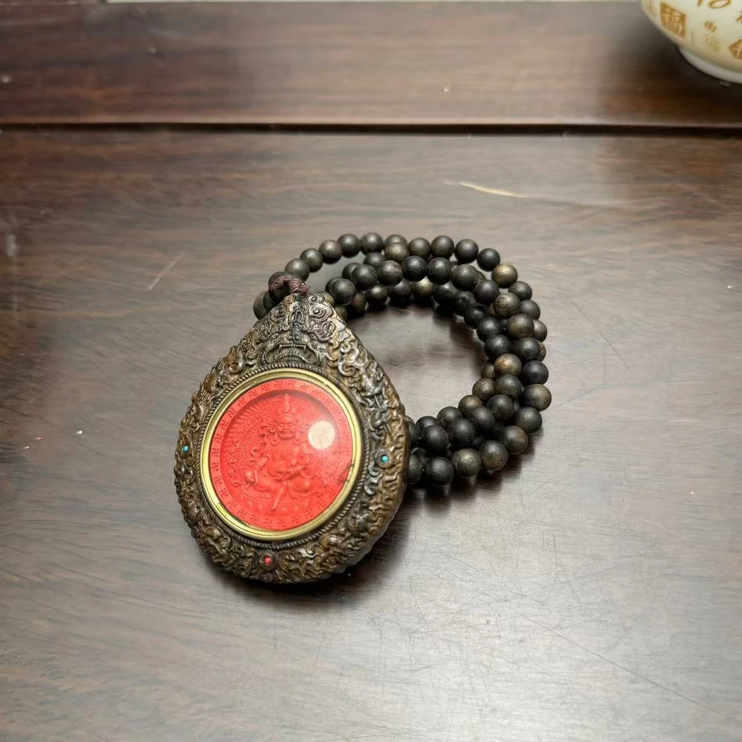 天然辰砂兰妹精选吊坠