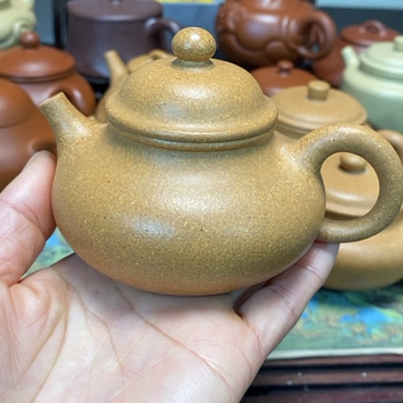 【闪购商品】紫砂茶壶黄金段半手工