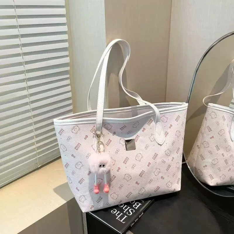 时尚大容量包包女式2025新款通勤百搭单肩包高级感外出上班托特包