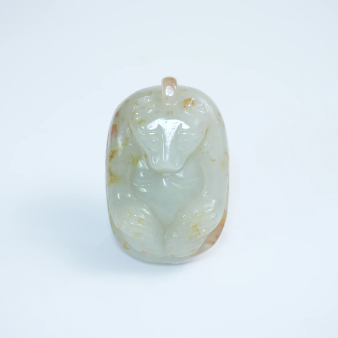 清代和田玉仿古熊（宋）518974*古玉*传承