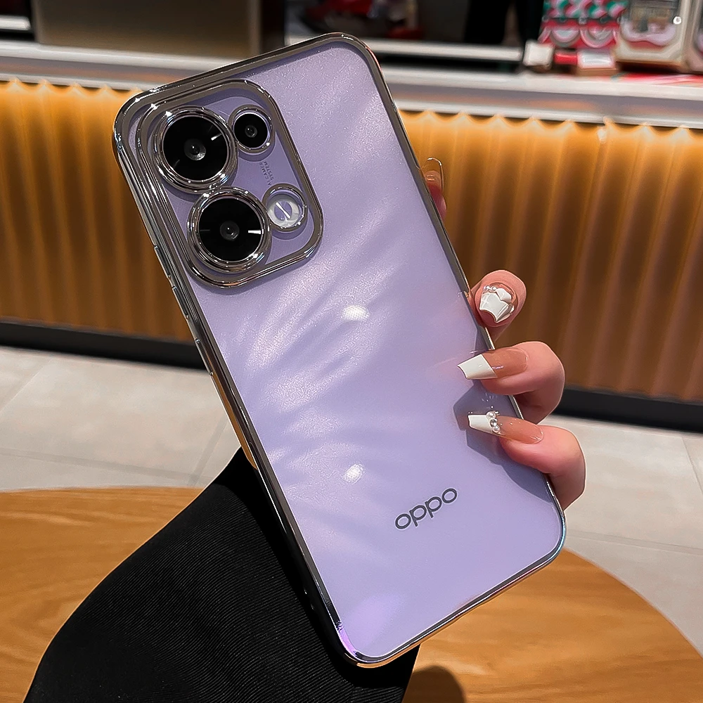 适用opporeno13手机壳新款女reno13pro网红立体卡通透明电镀防摔