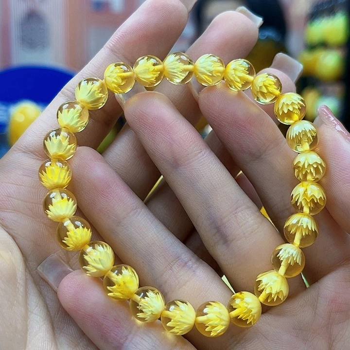 琥珀银S925镶嵌颈饰手链