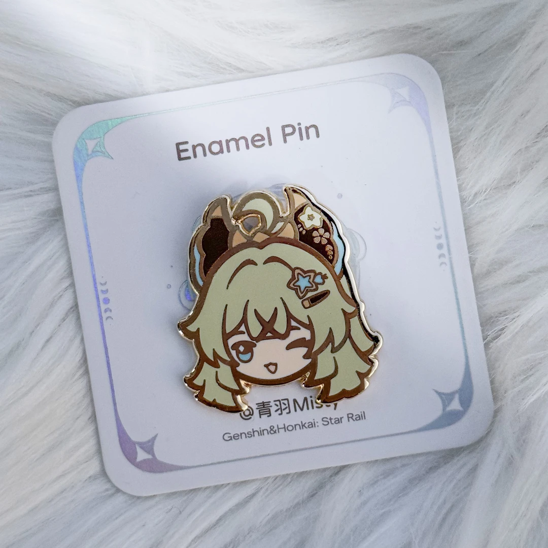 原创同人周边绮良良仿珐琅金属徽章【青羽misty】