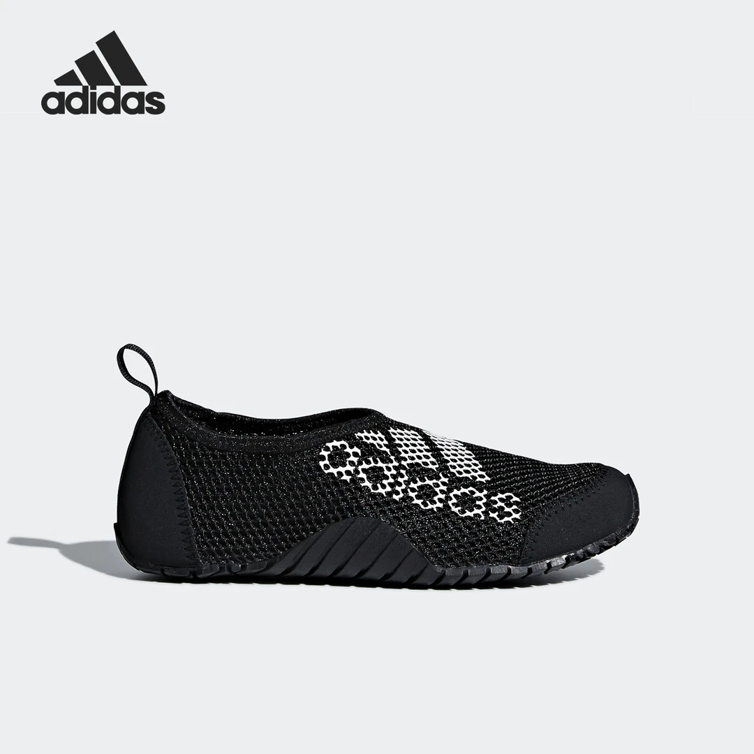 Adidas/阿迪达斯正品KUROBE K小童网面一脚蹬涉水鞋AC8298