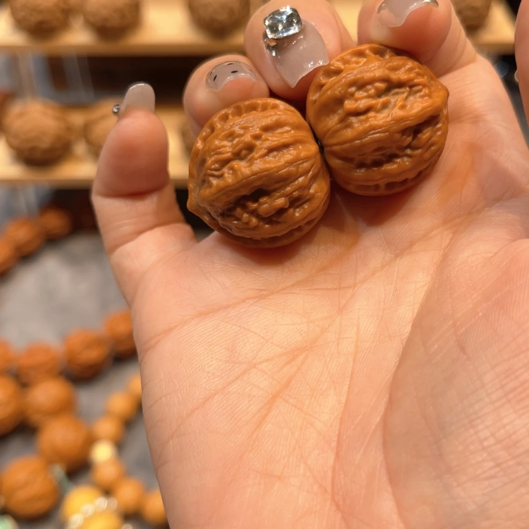 文玩核桃把件小南瓜墩八棱