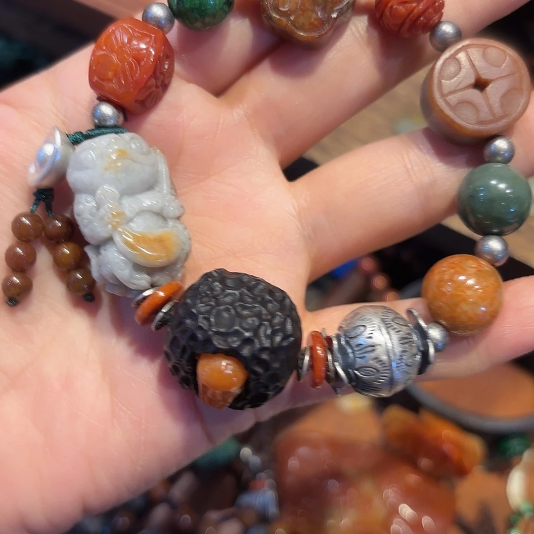 翡翠未镶嵌颈饰原创