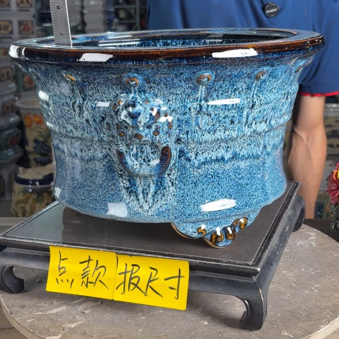 一风堂石湾花盆 内29*17