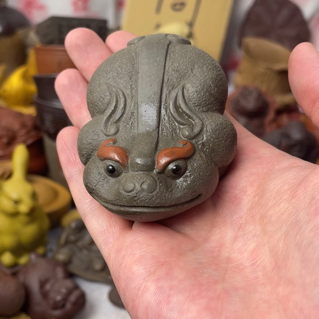 紫砂茶宠桃*紫砂瑕疵